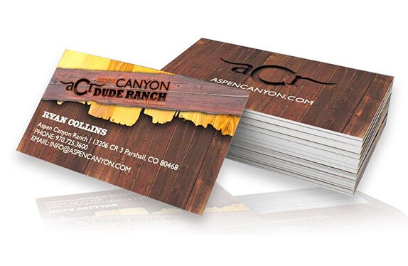 Great print materials like rack card, brochures and business cards are extremely important for branding your mountain business.