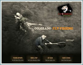 Cutthroat Anglers Colorado web design